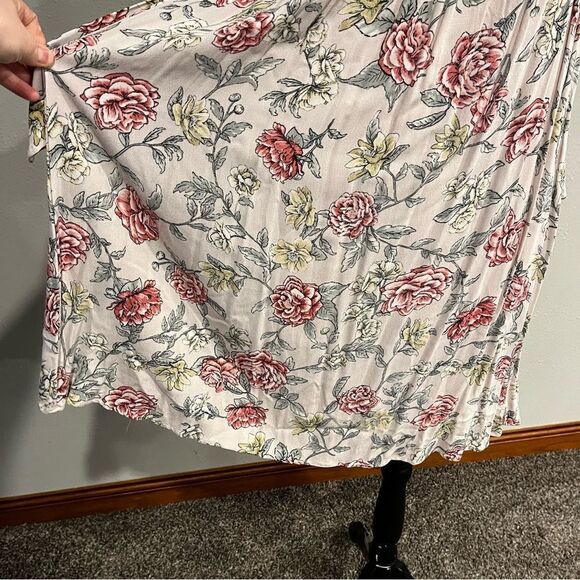 Off shoulder cottagecore floral loose fit dress with straps NWT - Picture 4 of 13